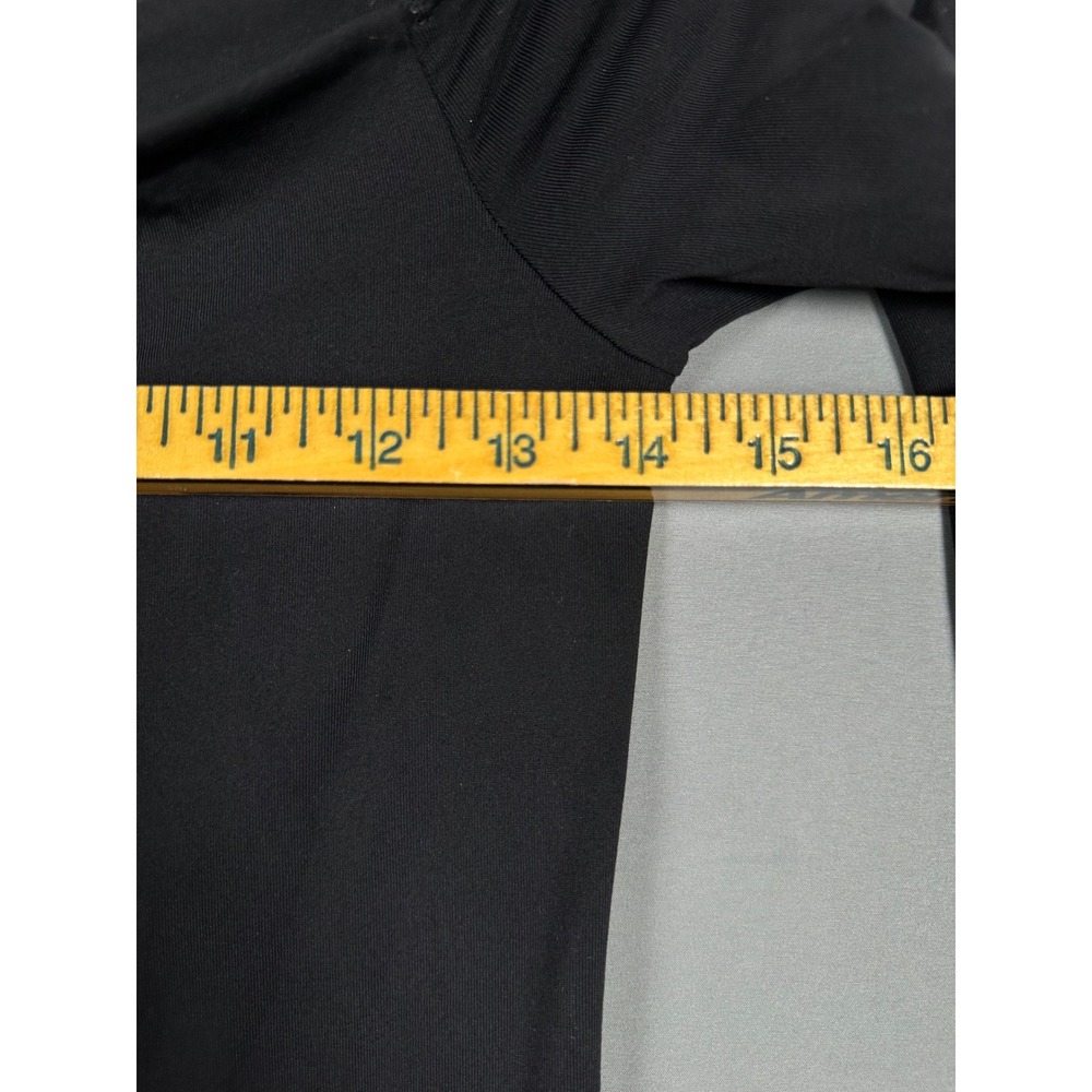 Aritzia Contour Off-Shoulder Maxi Dress Black Long Sleeve Bodycon Large 120815 - Picture 12 of 12